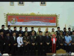 Rapat Paripurna Pelantikan DPRD Terpilih Kabupaten Tulangbawang Barat