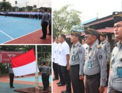 Peringati Hari Lahir Pancasila, Kakanwil Ditjenpas Kalsel Pimpin Upacara Di Lapas Banjarmasin