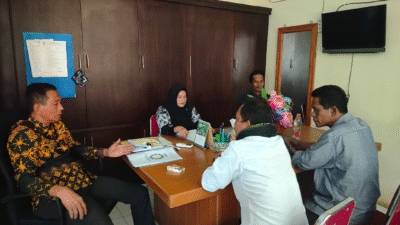 Kepala Disnaker Luwu Menerima pengurus PSBL