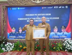 Wali Kota Lubuklinggau Terima Penghargaan dari Kemenkum