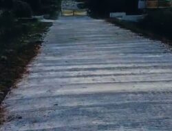 Pembangunan Rabat Beton Sepanjang 250 m,Desa Labuhan Mulya Sudah Terealisasi di Tahap 1