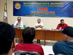 Musyawarah POBSI Kota Bandar Lampung Tidak Di Akui Oleh Pengprov Karena Tidak Sesuai AD/ART