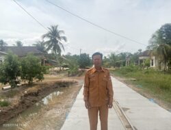 Desa Wono sari Rampungkan Pembangunan Rabat beton Tahun 2025