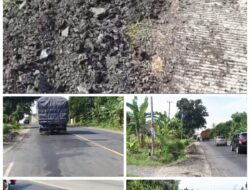 Dugaan Proyek Jalan APBN Tambal Sulam Bypass Tarahan Katibung Tidak Sesuai Spesifikasi, Tanpa Papan Informasi Publik