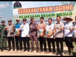 Kejari Mesuji Motori Gerakan Tanam Jagung Serentak Bersama Forkompinda kabupaten Mesuji