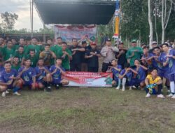 Pembukaan Turnamen Sepakbola Pemerintah Tiyuh kagungan Ratu antar suku memeriahkan HUT RI ke 80