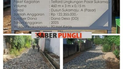 Kades Sinar Rejek Diduga Keras Mark up Kegiatan Pembangunan Jalan Onderlaag Tahun Anggaran  2025 