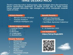 Desa Maju dengan AI: Pemprov Lampung Ajak Generasi Muda Ikut Ideathon Teknologi Gratis