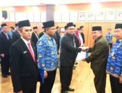 Bupati Tanggamus Lantik Dua Plt Kepala Dinas dan Belasan Pejabat, Tegaskan Budaya Kerja Jalan Lurus