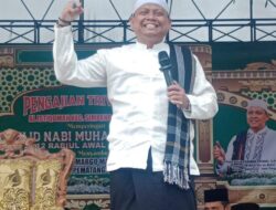Dalam Rangka Maulid Nabi dan HUT ke-14, Desa Margo Makmur Gelar Pengajian Triwulan
