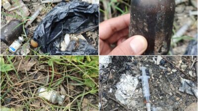 Ancaman Limbah Medis Puskeswan Natar, Jarum Berserakan hingga Botol Obat kadaluwarsa Terbuka