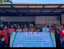 Wabup Lepas Tim Kolaborasi Perbaikan Jembatan Tampangmuda