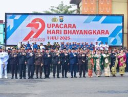 Ketua DPRD Provinsi Lampung Hadiri Upacara dan Syukuran dalam rangka memperingati Hari Bhayangkara ke-79 Tahun 2025