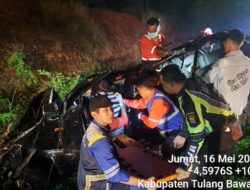Anggota DPRD Lampung Handitya Narapati Alami Kecelakaan di Jalan Tol Trans Sumatera KM 173+600