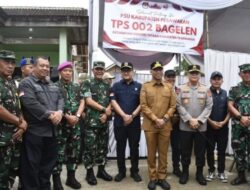 Ketua DPRD Provinsi Lampung Bersama Gubernur Lampung Memonitoring Pelaksanaan Pemungutan Suara Ulang (PSU) Pilkada Kabupaten Pesawaran