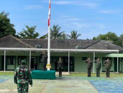 Kodim 0424 Tanggamus Peringati Hari Kesaktian Pancasila dan Gelar Upacara Kenaikan Pangkat