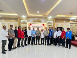 Kapolda Lampung Temui Serikat Buruh Jaga Kondusivitas Jelang UMP–UMK