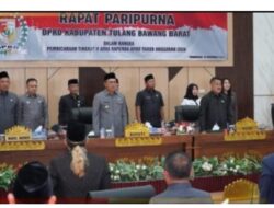 DPRD Tulang Bawang Barat Sahkan Raperda APBD 2026