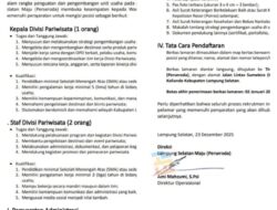 Perseroda Lampung Selatan Maju Rekrut Kepala dan Staf Divisi Pariwisata