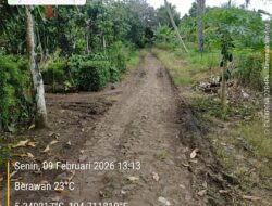 Jalan 3 Kilometer di Dusun Karang Asem Pekon Sinar Mancak Sejak 2012 Belum Tersentuh Pembangunan