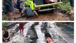 Jalan Penghubung Tanjung Baru–Sinar Baru–Gunung Sari Rusak Parah, Warga Ulu Belu Mengetuk Hati Wakil Rakyat Tanggamus