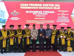 Ketua DPRD dan Gubernur Lampung Hadiri Promosi Doktor Muhammad Firsada di UIN Raden Intan
