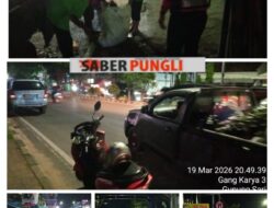 Tim TRC UPT DLH PS Tanjung Karang Pusat Konsisten Pembersihan Sampah Di H -2 Idul Fitri 1447 H