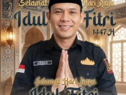Ketua KAWAT Bandar Lampung Ucapkan Selamat Hari Raya Idul Fitri 1447 H, Ajak Perkuat Silaturahmi