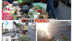 UPT DLH PS TKP Selalu Sigap Membersihkan Sampah Dijalan Protokol Bandar Lampung dan Beberapa Titik Jalan Lainnya