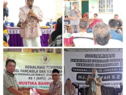 Anggota DPRD Provinsi Lampung Dapil III (Pringsewu, Pesawaran, Metro) Gelar Sosialisasi Pembinaan Ideologi Pancasila