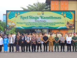 Wakil Ketua DPRD Lampung Hadiri Apel Siaga Kamtibmas di Polda Lampung