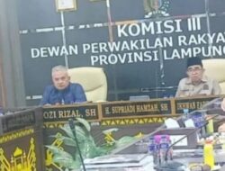 Komisi III DPRD Lampung Gelar RDP Dalam Rangka Evaluasi Capaian PAD Tahun Anggaran 2025