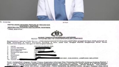 Dugaan Pencemaran Nama Baik di Media Sosial, Dilaporkan ke Polda Lampung