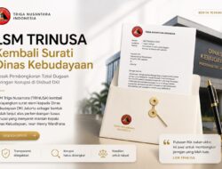LSM TRINUSA Kembali Surati Dinas Kebudayaan DKI, Desak Pembongkaran Total Dugaan Jaringan Korupsi