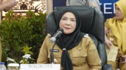 Wali Kota Bandar Lampung Hj.Eva Dwiana Menghadiri konferensi Pers Pengungkapan Kasus Tindak Pidana Perdagangan Orang (TPPO)