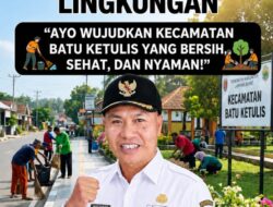 Camat Batu Ketulis Himbau Masyarakat Jaga Kebersihan Lingkungan