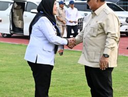 Walikota Bandar Lampung  Sambut Kedatangan Presiden Prabowo