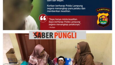 Kasus Pengeroyokan  Lampung, Korban Desak Polisi Tangkap Pelaku
