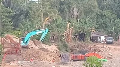 Aktivitas Tambang Ilegal di Bajo Barat