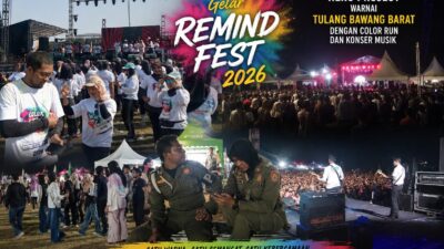 Gelar Remind Fest 2026, Hero Project Warnai Tulang Bawang Barat dengan Color Run dan Konser Musik