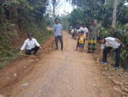 Usulan Pengerasan Jalan Menuju Wisata Curup Jarum Disambut Antusias, Masyarakat Pekon Datar Lebuay Berharap Segera Direalisasikan