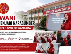 IWANI MENJADI NARASUMBER MPLS SMK DEWANTARA, TANAMKAN LITERASI DIGITAL DAN GERAKAN ANTI JUDI ONLINE DI KALANGAN PELAJARI