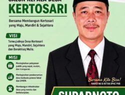 Kader NU dan Ketua DPAC PKB Tanjung Sari, Suparnoto Siap Mengabdi untuk Desa Kertosari