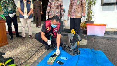 Kejari Lampung Barat Musnahkan Barang Bukti 31 Perkara Inkracht, Kasus Narkotika Masih Mendominasi