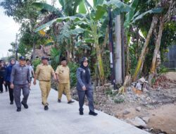 Wali Kota Bandar Lampung Eva Dwiana Tinjau Hasil Perbaikan Jalan Wala Kuba di Way Laga