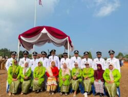 Kepala Pekon Datar Lebuay Ikut Serta dalam Upacara HUT RI ke-81 di Kecamatan Air Naningan 