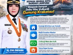 Warga Bandar Lampung Diimbau Waspada Debu Vulkanik Gunung Anak Krakatau