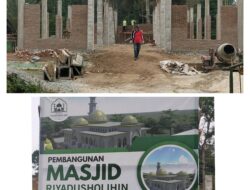Bersama Membangun Masjid Riyadusholihin, Menanam Amal yang Terus Mengalir